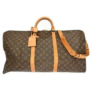 LOUIS VUITTON MONOGRAM KEEPALL BANDOULIERE 60 DUFFLE BAG M41412 VI0961 YQ02082